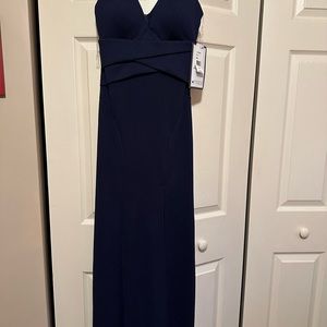WT Emerald Sunday Size S Formal long dress with built in bra
